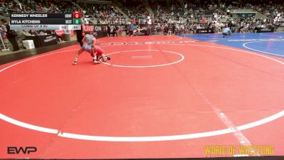 66 lbs Consi Of 8 #2 - Kennedy Wheeler, Contender Wrestling Academy vs Nyla Kitchens, Best Trained