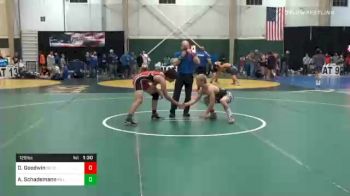 126 lbs Semifinal - Dawson Goodwin, Southeast Iowa Elite vs Alex Schademann, Fillmore Central