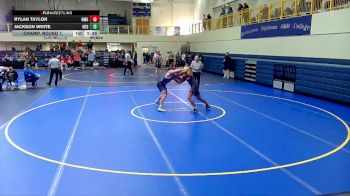 184 lbs Champ. Round 1 - Rylan Taylor, New Mexico Highlands vs Jackson White, Northeast Oklahoma