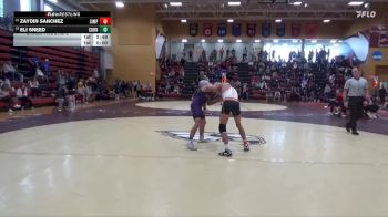 133 lbs Champ. Round 2 - Eli Sneed, Cornell College vs Zaydin Sanchez, Simpson