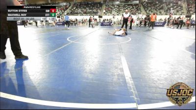 58 lbs Final - Sutton Stites, Raw Wrestling Club vs Maxwell Roy, Standfast