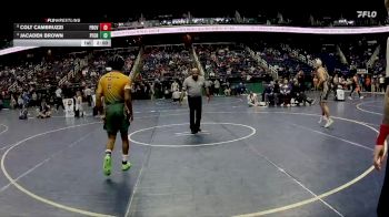 4A 132 lbs Champ. Round 1 - Jacaden Brown, Pine Forest vs Colt Cambruzzi, Providence High School