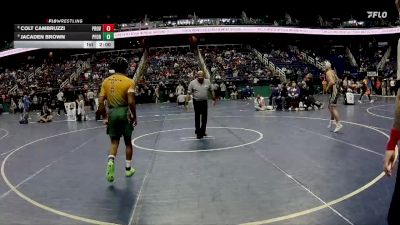 4A 132 lbs Champ. Round 1 - Jacaden Brown, Pine Forest vs Colt Cambruzzi, Providence High School