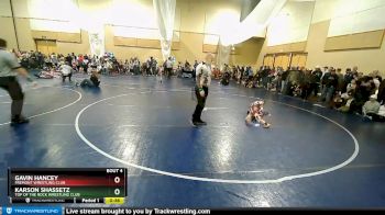 45 lbs Champ. Round 1 - Gavin Hancey, Fremont Wrestling Club vs Karson Shassetz, Top Of The Rock Wrestling Club