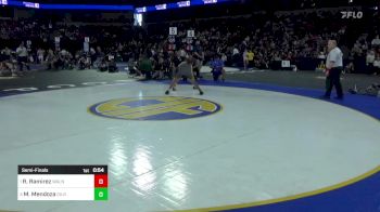 120 lbs Semifinal - Ronnie Ramirez, Walnut vs Moses Mendoza, Gilroy