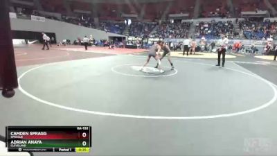 6A-132 lbs Cons. Round 2 - Adrian Anaya, Cleveland vs Camden Spragg, Sprague