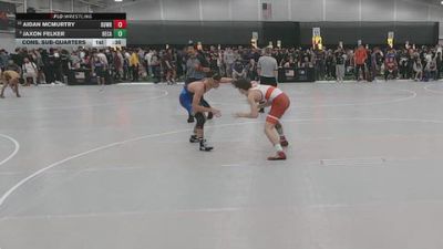 138 lbs Cons. Sub-quarters - Jaxon Felker, Bear Cave vs Aidan McMurtry, BullTrained Wrestling