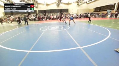 143-H2 lbs 3rd Place - Nicholas Vasaturo, West Islip vs Austin Flook, Unnattached
