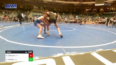 140 lbs Rr Rnd 1 - Ryder Dittman, Sperry Wrestling Club vs Cason Palidar, Raw Wrestling Club