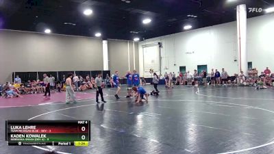 126 lbs Round 2 (6 Team) - Kaden Kowalek, Nebraska Smash (Dev A) vs Luka Lehre, Team Michigan Blue - DEV