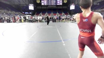 94 lbs Rnd Of 32 - Hayden Schwab, Iowa vs Kael Davis, Pennsylvania