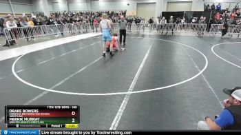 165 lbs Champ. Round 1 - Drake Bowers, Christian Brothers High School Wrestling vs Merrik Murray, Greater Heights Wrestling