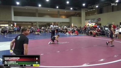 70 lbs Quarterfinal - Kash Harrison, Wave Wrestling Club vs Eli Carrico, Irish Wrestling Club