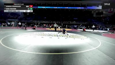144 lbs Cons. Round 2 - Joshua Rodriguez, Merrill West vs Jake Hocker, Elk Grove