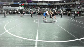 150 lbs Consi Of 8 #2 - Bentley Colp, Herrin Tiger Wrestling vs Karsyn Pack, Hornet Wrestling