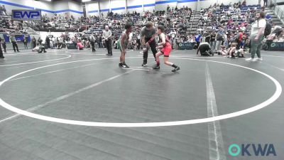 70 lbs Rr Rnd 1 - Cadence Root, Geary Youth Wrestling vs Jameson Thomas, Norman North