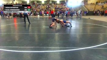 95 lbs Champ. Round 1 - Aidan Hovsepian, Sumner Co Wrestling Club vs Kalel Winesburgh, Soddy Daisy Wrestling