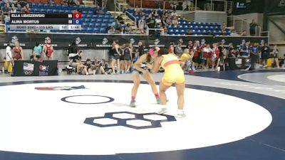 115 lbs Cons. Rd Of 64 - Ella Libiszewski, Massachusetts vs Alina Mortus, Ohio