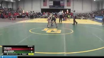 152 lbs Round 3 (3 Team) - Ben Rogers, Wantagh Sr High vs Tim Bova, Arlington
