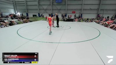 94 lbs Placement Matches (16 Team) - Bailey Gillen, South Dakota Blue vs Kai Makridakis, Team Texas A