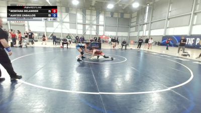 U23 Women - 55 lbs Cons. Semis - Montana DeLawder, PA vs Ajayzee Zaballos, CA
