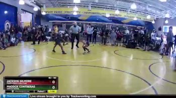 50 lbs Quarterfinal - Jackson Gilmore, Miami Wrestling Club vs Maddox Contreras, Naples Bears