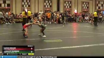 46 lbs Round 4 (6 Team) - Lorenzo Barbieri, Steel Valley Black vs Lucas Krause, Steel Valley Silver