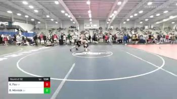 138 lbs Round Of 32 - Killian Foy, NY vs Bret Minnick, OH