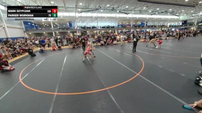 100 lbs Quarterfinal - Mark Szypczak, Unattached vs Parker Workman, Unattached