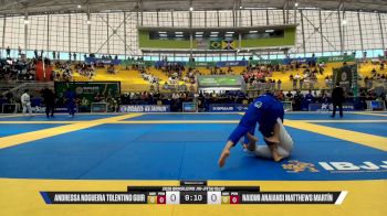 Naiomi Anaiansi Matthews Martín vs Andressa Nogueira Tolentino Guir 2026 Brasileiro Jiu-Jitsu IBJJF