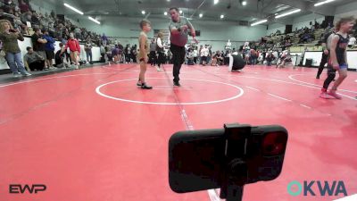 73 lbs Quarterfinal - CJ Tyler, Black Fox Wrestling Club vs Waylon Ward, Warner Eagles Youth Wrestling