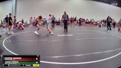 125 lbs Round 7 (10 Team) - Jaxon Afaras, Lake Gibson Braves vs Cooper Mariakis, Grindhouse