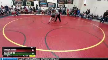 195 Boys Champ. Round 1 - Isaiah Jones, Mesa Ridge vs Taylor Hruby, Brighton Highschool