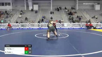 220 lbs Prelims - Jayden Young, Junior Terps vs Braeden Fluke, Great Bridge