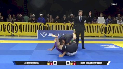 Brian Joel Almeida Torres vs Ian Robert Onuska 2025 Pan IBJJF Jiu-Jitsu No-Gi Championship