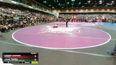 51-55 lbs Round 1 - Lucas Ybarra, Fallon Outlaws Wrestling Club vs Ledger Chapman, USA Gold