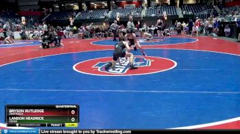 1A-106 lbs Quarterfinal - Bryson Rutledge, Chattooga vs Landon Headrick, Coosa