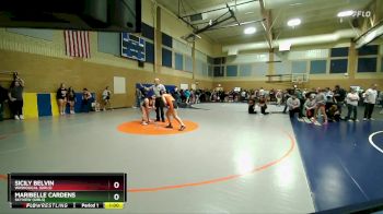 190lbs Cons. Round 2 - Sicily Belvin, Washougal (Girls) vs Maribelle Cardens, Skyview (Girls)