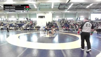 141 lbs Semifinal - Isaiah Shafer, Rit vs Isaias Torres, Ithaca