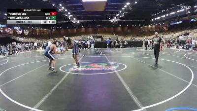 190 lbs Champ. Round 2 - Tedrick Lee, Christopher Columbus H S vs Richard Lugo, Mater Lakes Academy