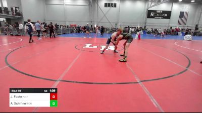 130 lbs Consi Of 8 #1 - John Foote, Poly Prep vs Aydin Schifino, Iron Faith Wrestling