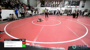 49 lbs Semifinal - Nash McCuistion, Pryor Tigers vs Jack Goodnight, Coweta Tiger Wrestling