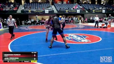 4A-285 lbs Semifinal - Donovan Funsch, Perry vs Amir Ferguson, Southwest Dekalb