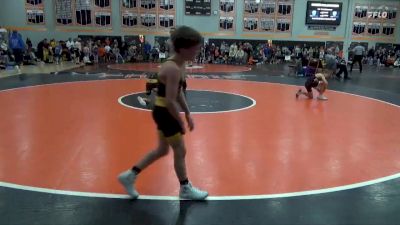 72 lbs Semifinal - Kyden Stover, Delaware County Wrestling Club vs Brock Becker, DC Elite