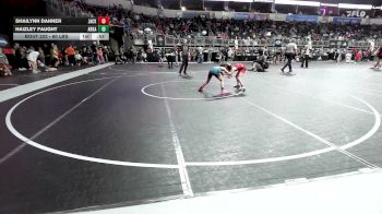 60 lbs Consi Of 4 - Shailynn Danner, Jackson County vs Haizley Faught, Arkansas Elite