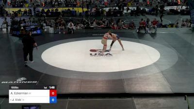 155 lbs Round Of 64 - Ashlynn Eckerman, WI vs Jasmine Vick, TX