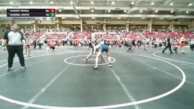 130 lbs 3rd Place Match - Jagger Vrana, Brawlers vs Gabriel White, VICTORY