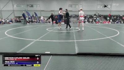 165 lbs Round 2 (8 Team) - Greyson Catlow-Sidler, Pennsylvania vs Trae Rios, Oklahoma Blue