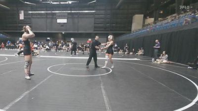 138 lbs Cons. Round 3 - Maddie O`Brien, Baker University vs Brylee James, Baker University