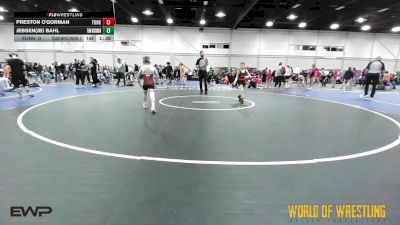 60 lbs 5th Place - Preston O'Gorman, Funky Singlets 12U vs Jebsen(JB) Bahl, Team Wisconsin 12U